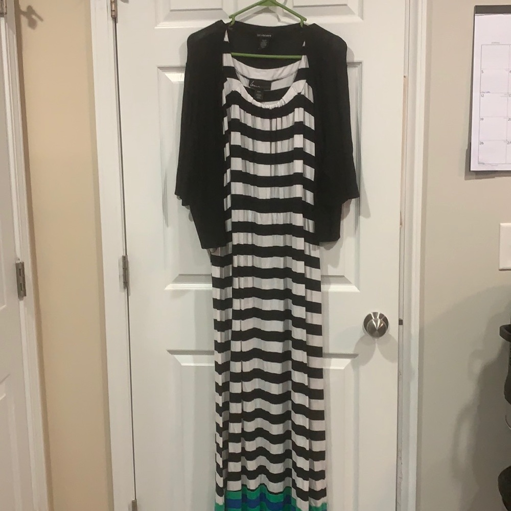 Black and White Maxi Dress from Lane Bryant